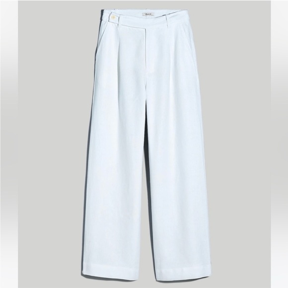 NWT Madewell Harlow Linen Wide Leg Pant size 0 - Picture 5 of 7